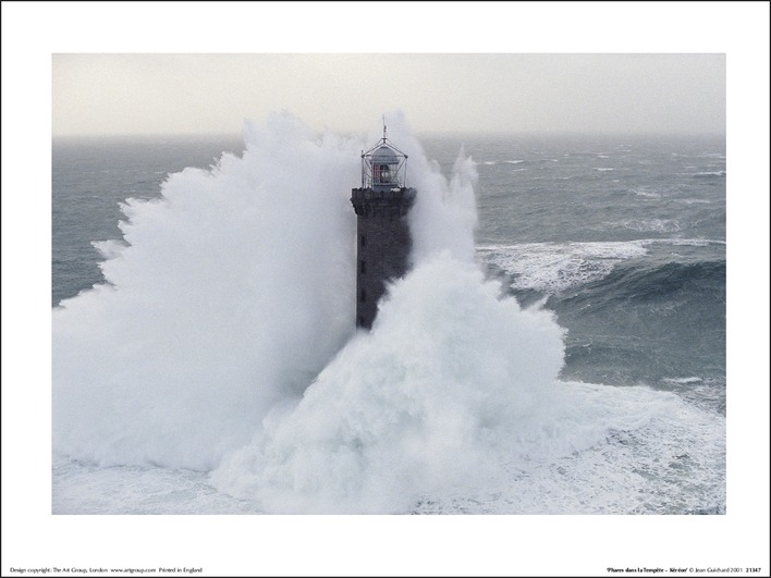 Jean Guichard (Phares Dans La Tempête, Kéreon) Art Print