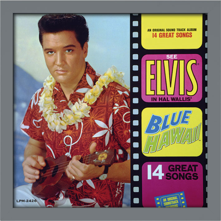 Elvis Presley (Blue Hawaii) Album Cover Framed Print