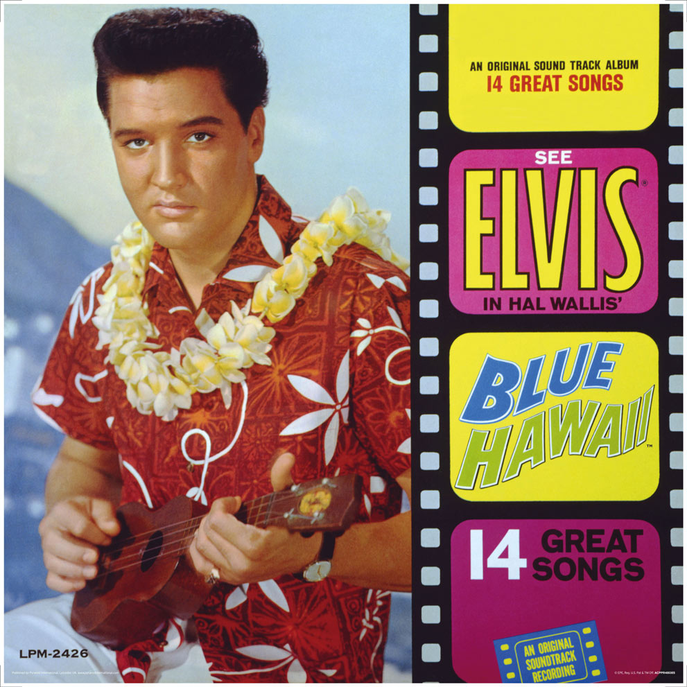 Elvis Presley (Blue Hawaii) Album Cover Framed Print