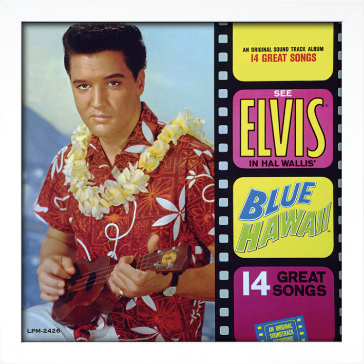 Elvis Presley (Blue Hawaii) Album Cover Framed Print