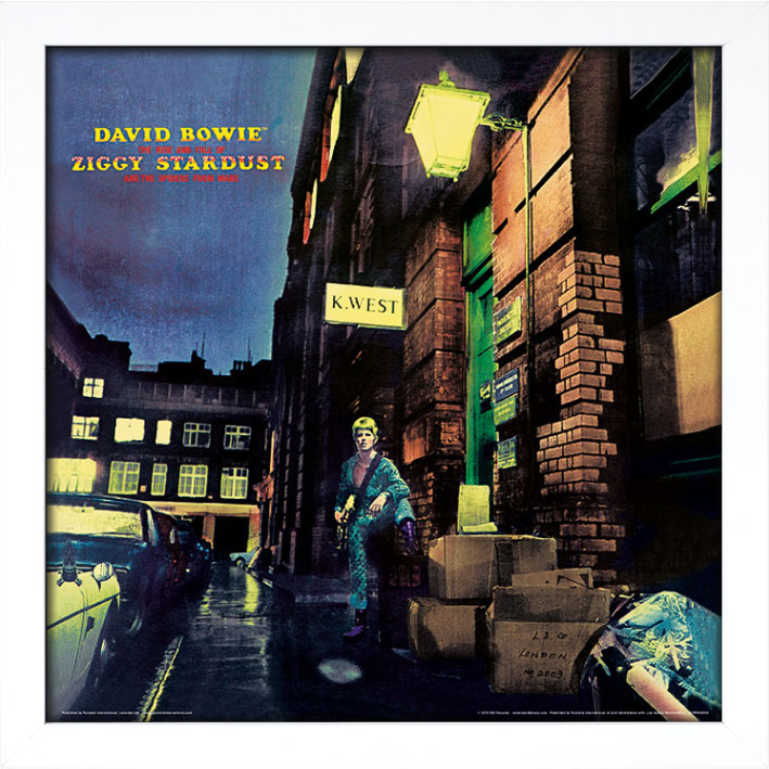 David Bowie Ziggy Stardust Album Cover Framed Print The Art Group 8040