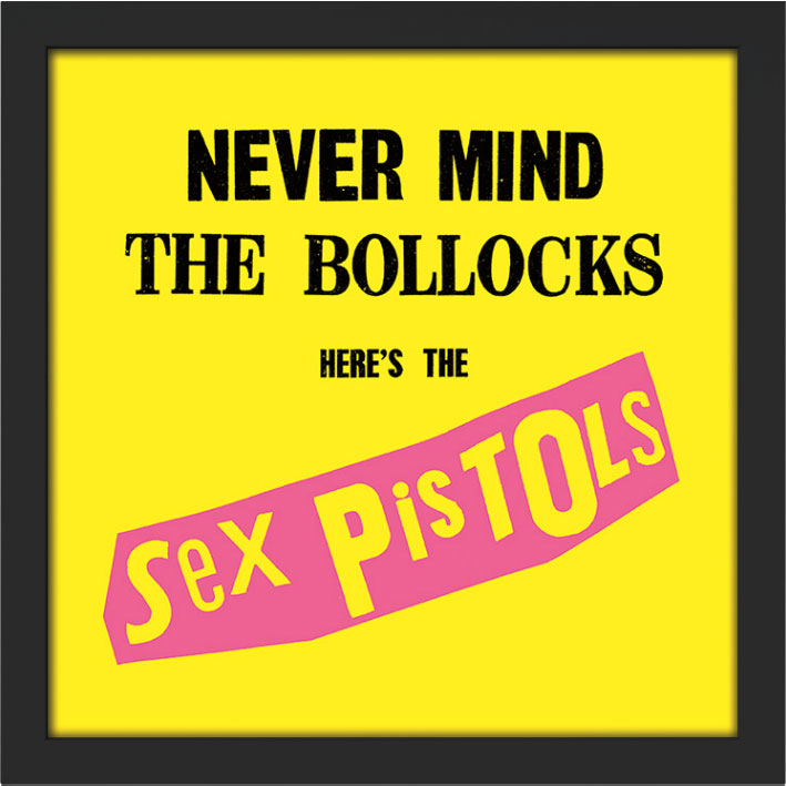 Sex Pistols Never Mind The Bollocks Album Cover Framed Print The Art Group 