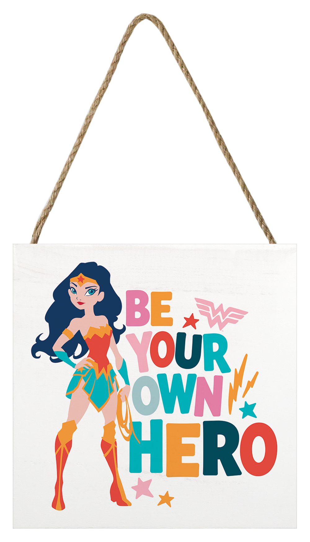 Wonder Woman (Be Your Own Hero) Wooden Block