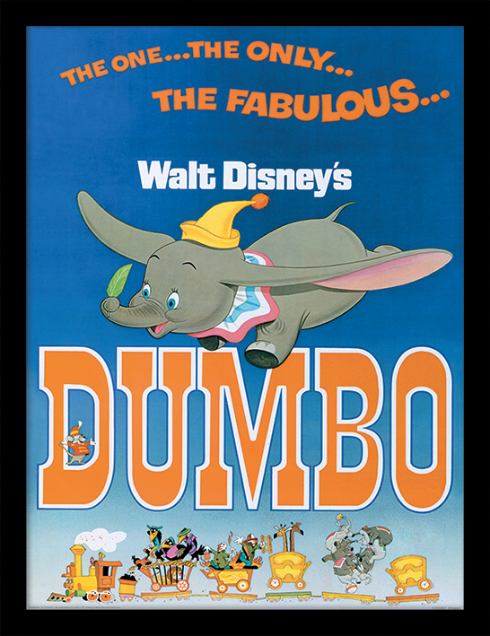 Dumbo (The Fabulous) Framed 30 x 40cm Print