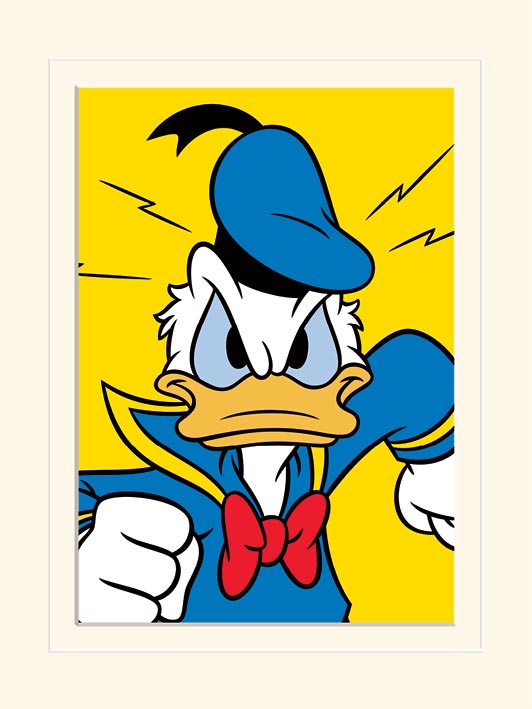 Donald Duck (Mad) Mounted 30 x 40cm Print