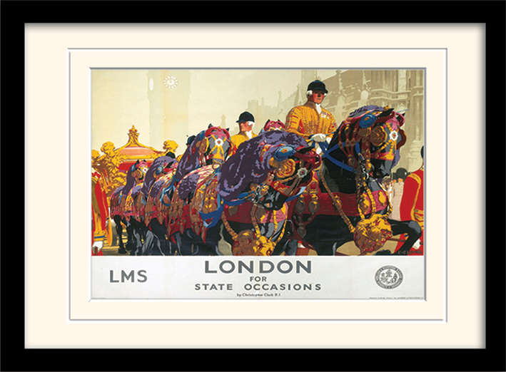 London (7) Mounted & Framed 30 x 40cm Prints