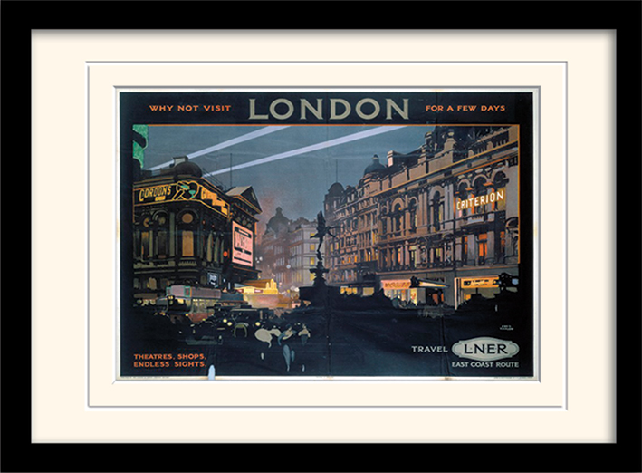 London (8) Mounted & Framed 30 x 40cm Prints