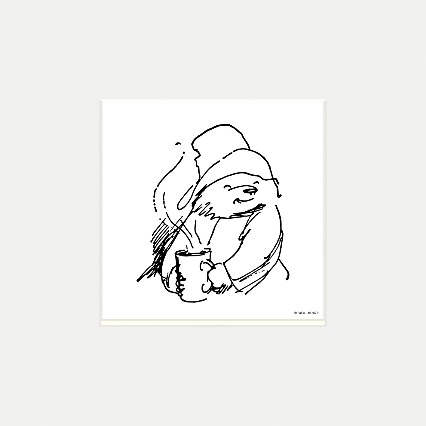 Paddington Bear (Tea with Paddington) Mounted Print