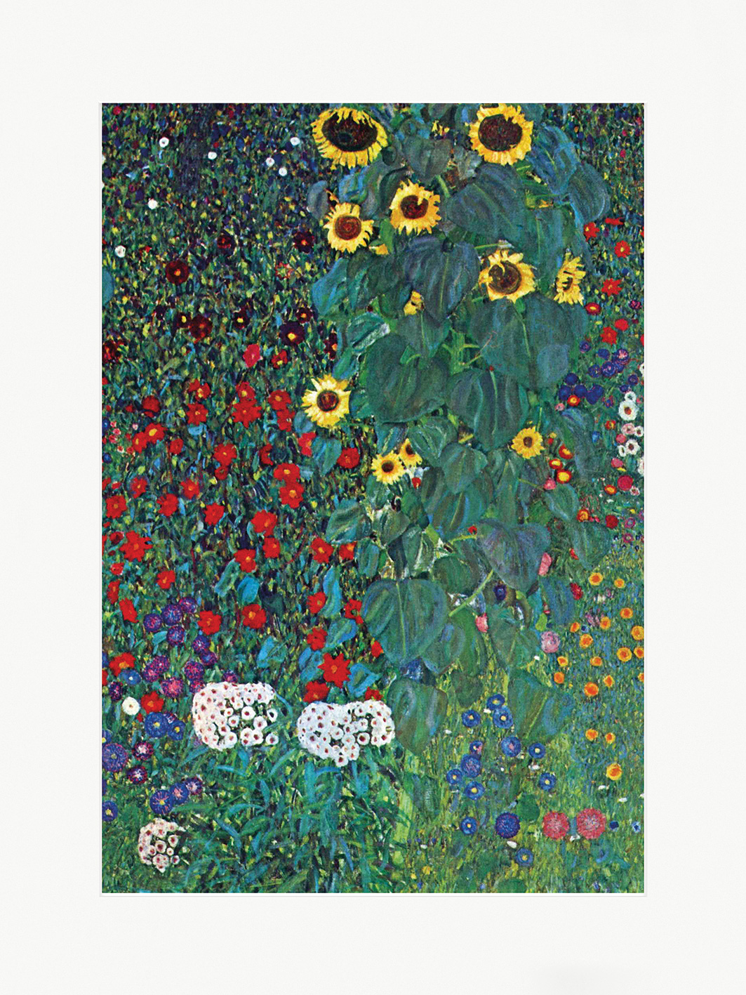 Gustav Klimt (Garden) Mounted Prints