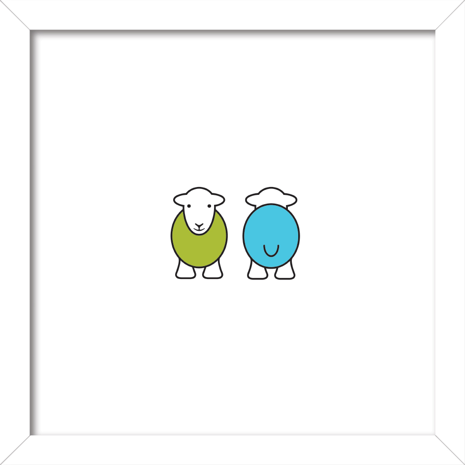 Herdy (Nursery II) Pre-Framed Art Print