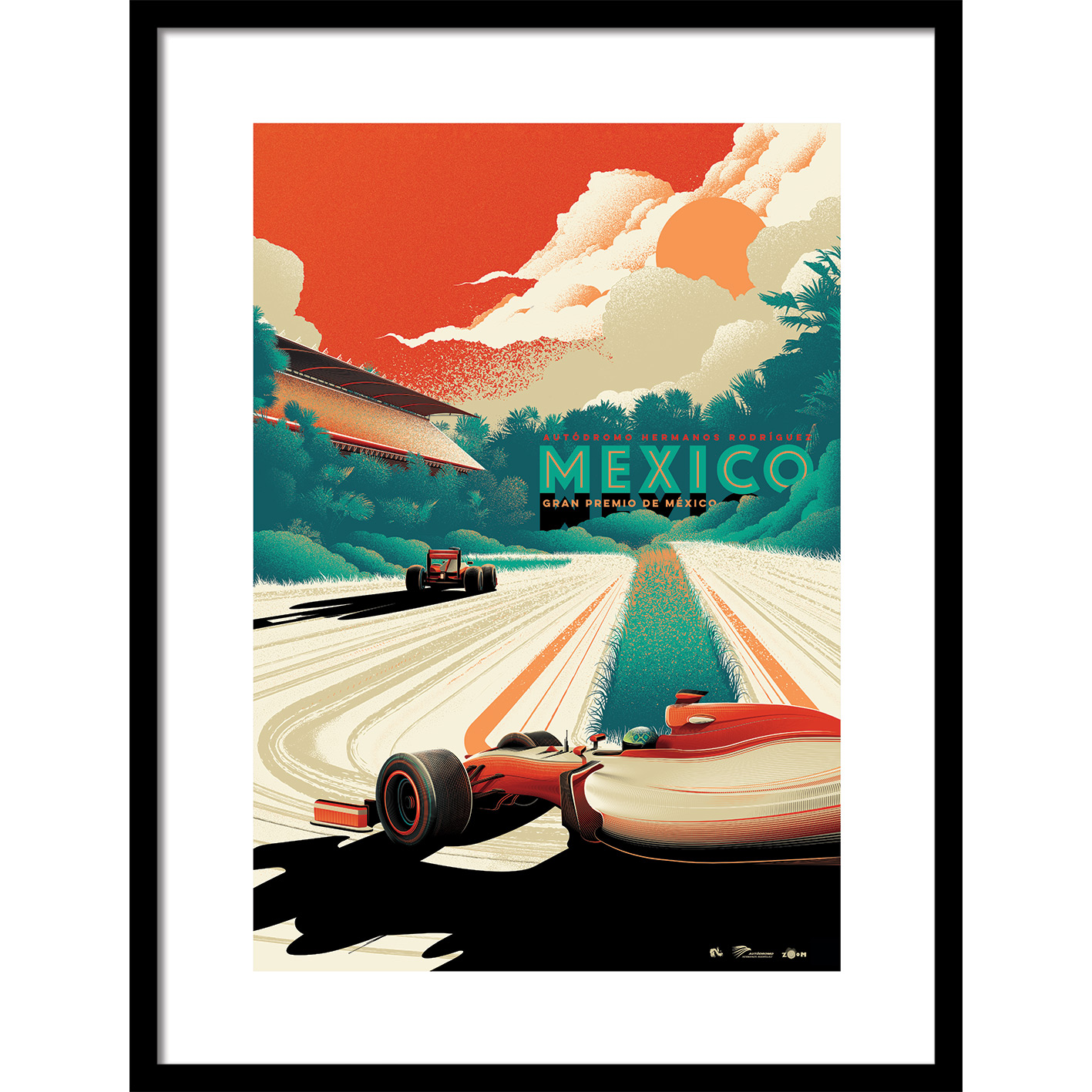 Zoom F1 (Mexico) Pre-Framed Art Prints