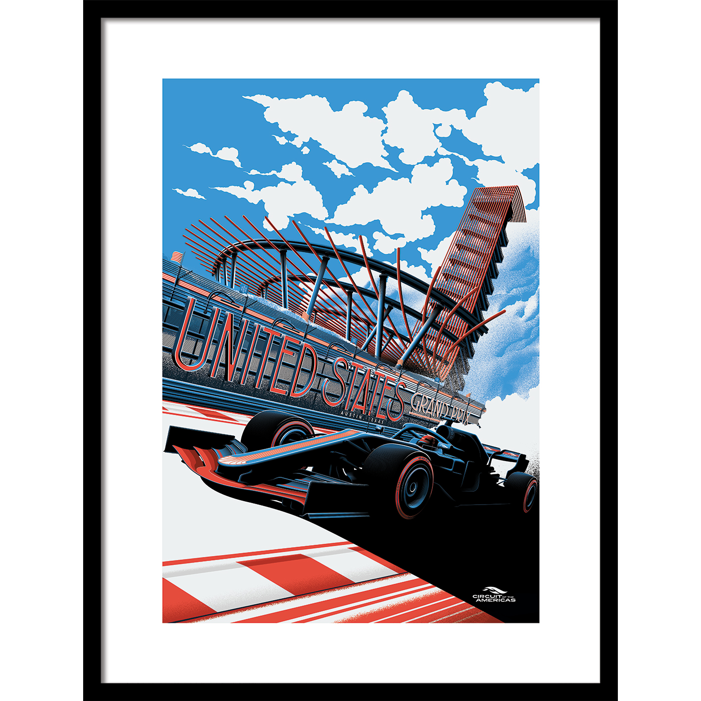 Zoom F1 (US Grand Prix) Pre-Framed Art Prints