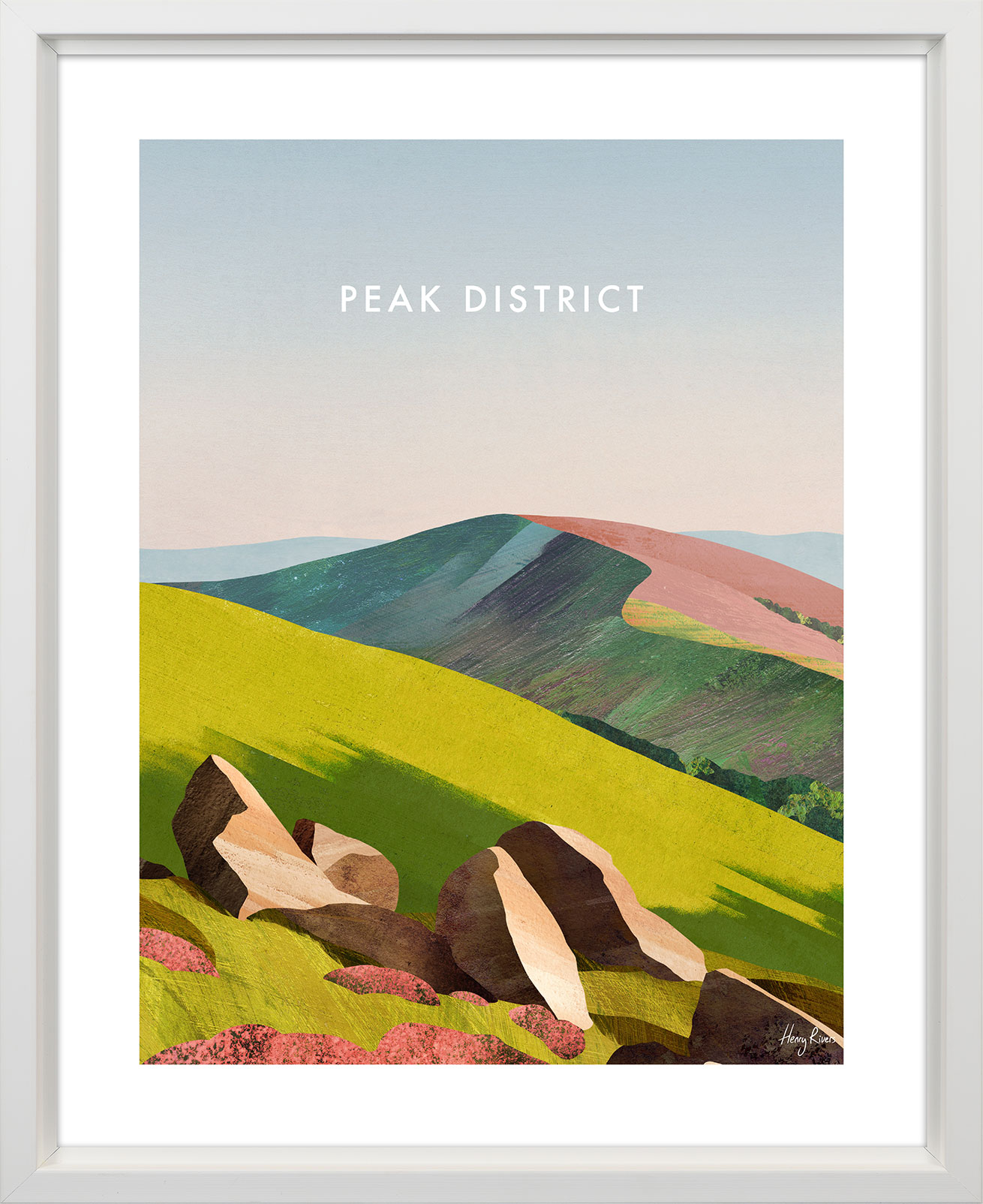 Henry Rivers (Peak District) Pre-Framed Art Print