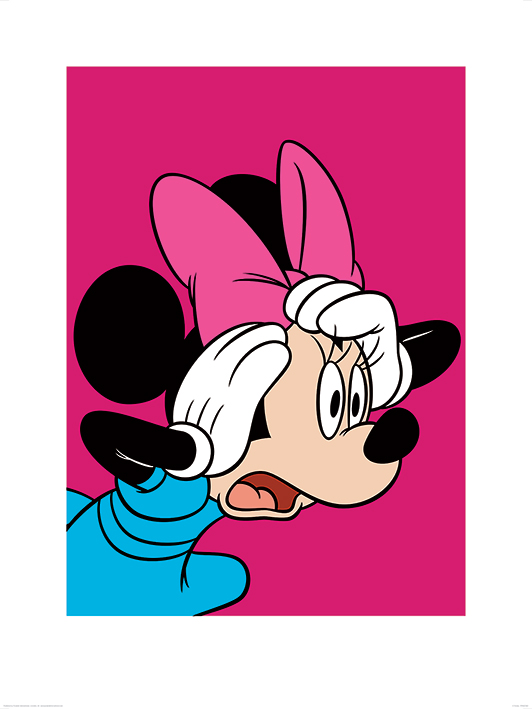 Minnie Mouse (Shocked) Art Print