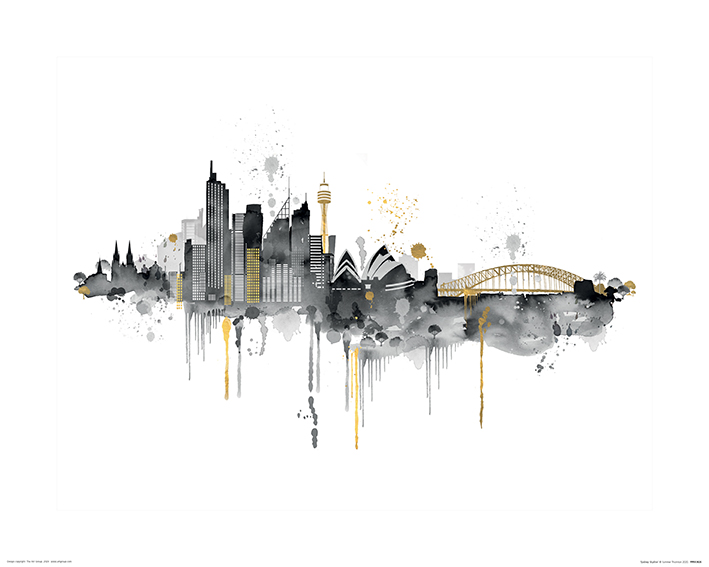 Summer Thornton (Sydney Skyline) Art Print