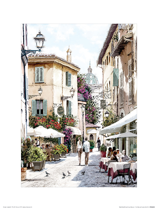 Richard Macneil (Café Stroll) Art Prints