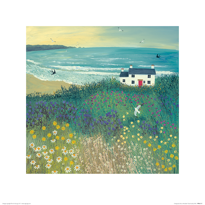 Jo Grundy (Cottage by Ocean Meadow) Art Prints