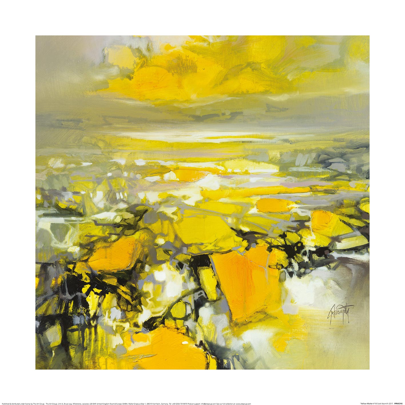 Scott Naismith (Yellow Matter 2) Art Prints