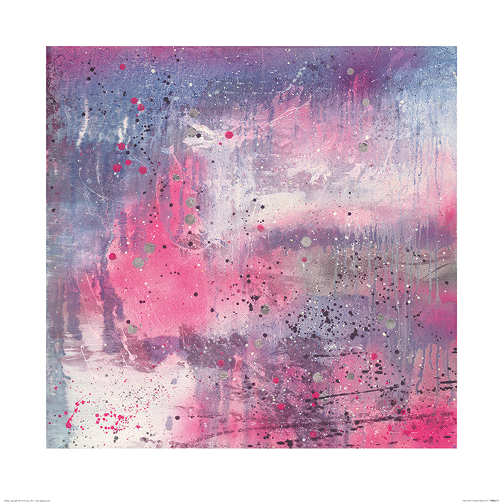Soozy Barker (Neon Pink!) Art Print