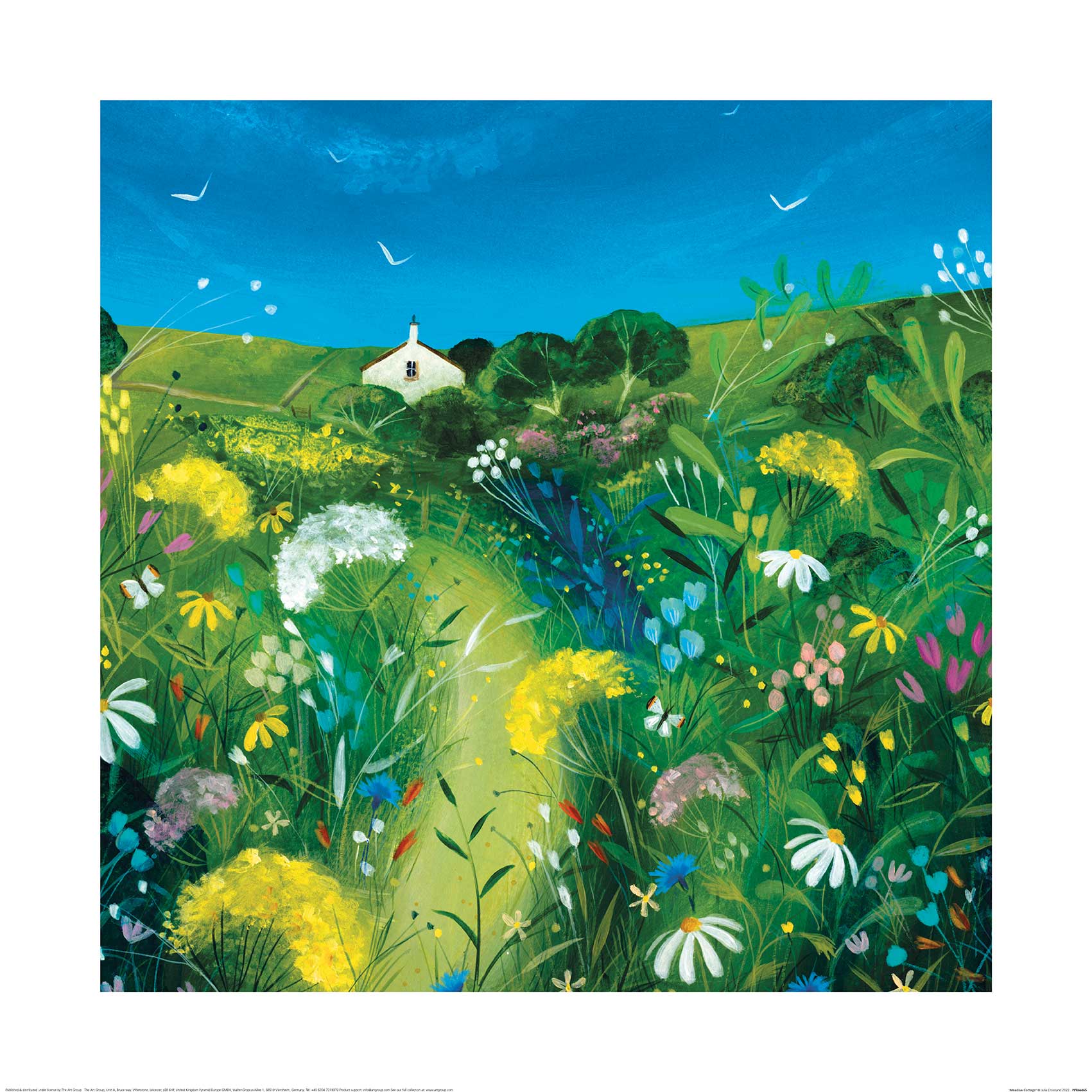 Julia Crossland (Meadow Cottage) Art Prints