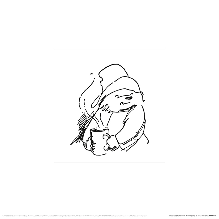 Paddington Bear (Tea with Paddington) Art Prints