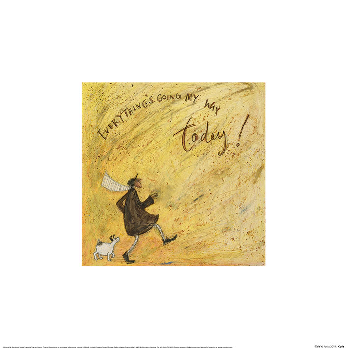 Sam Toft (Everything's Going My Way Today!) Art Print