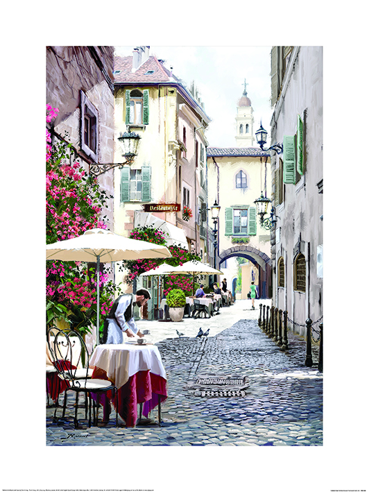 Richard Macneil (Cobbled Street) Art Prints