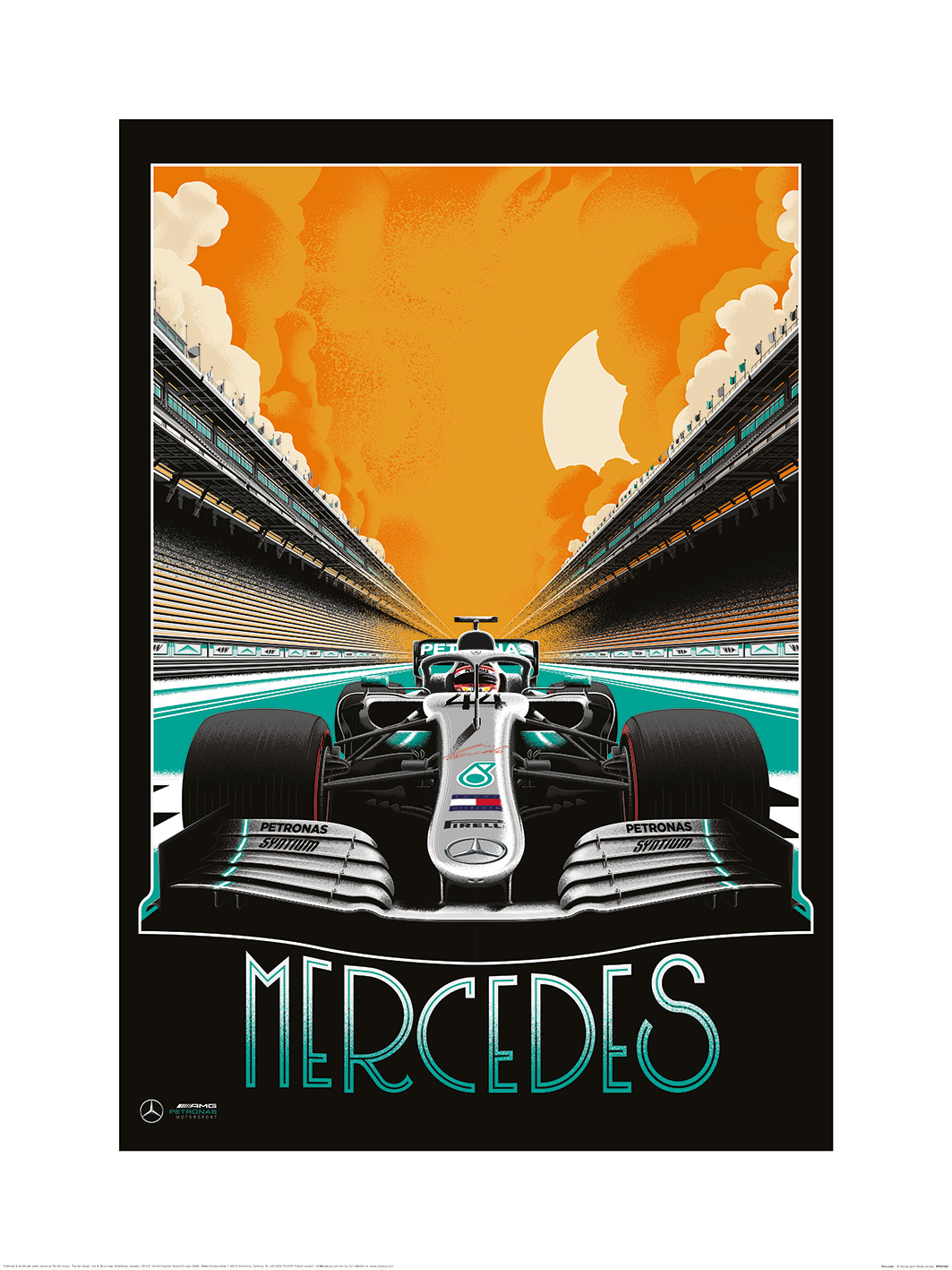 Zoom F1 (Mercedes) Art Print