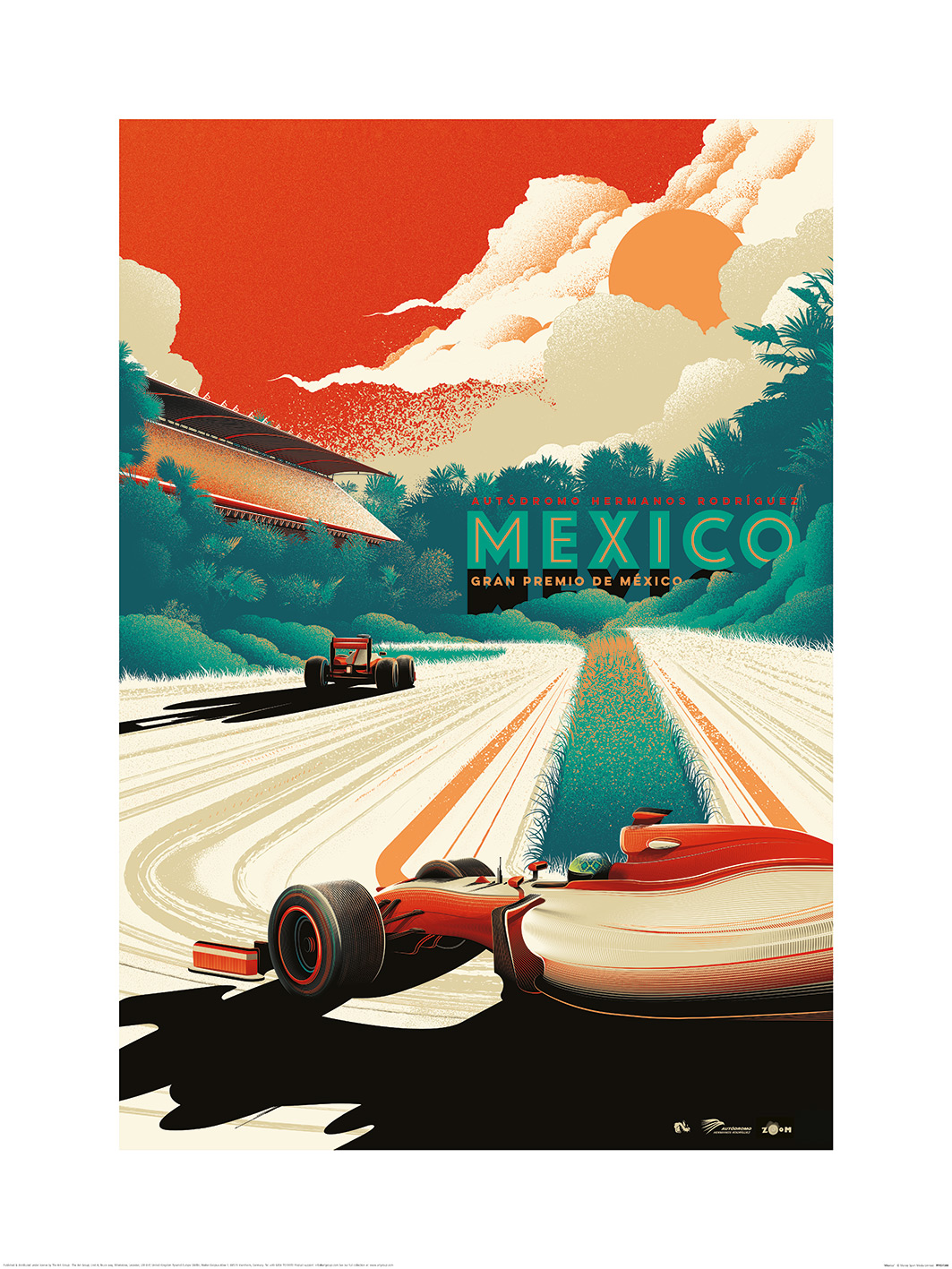 Zoom F1 (Mexico) Art Print