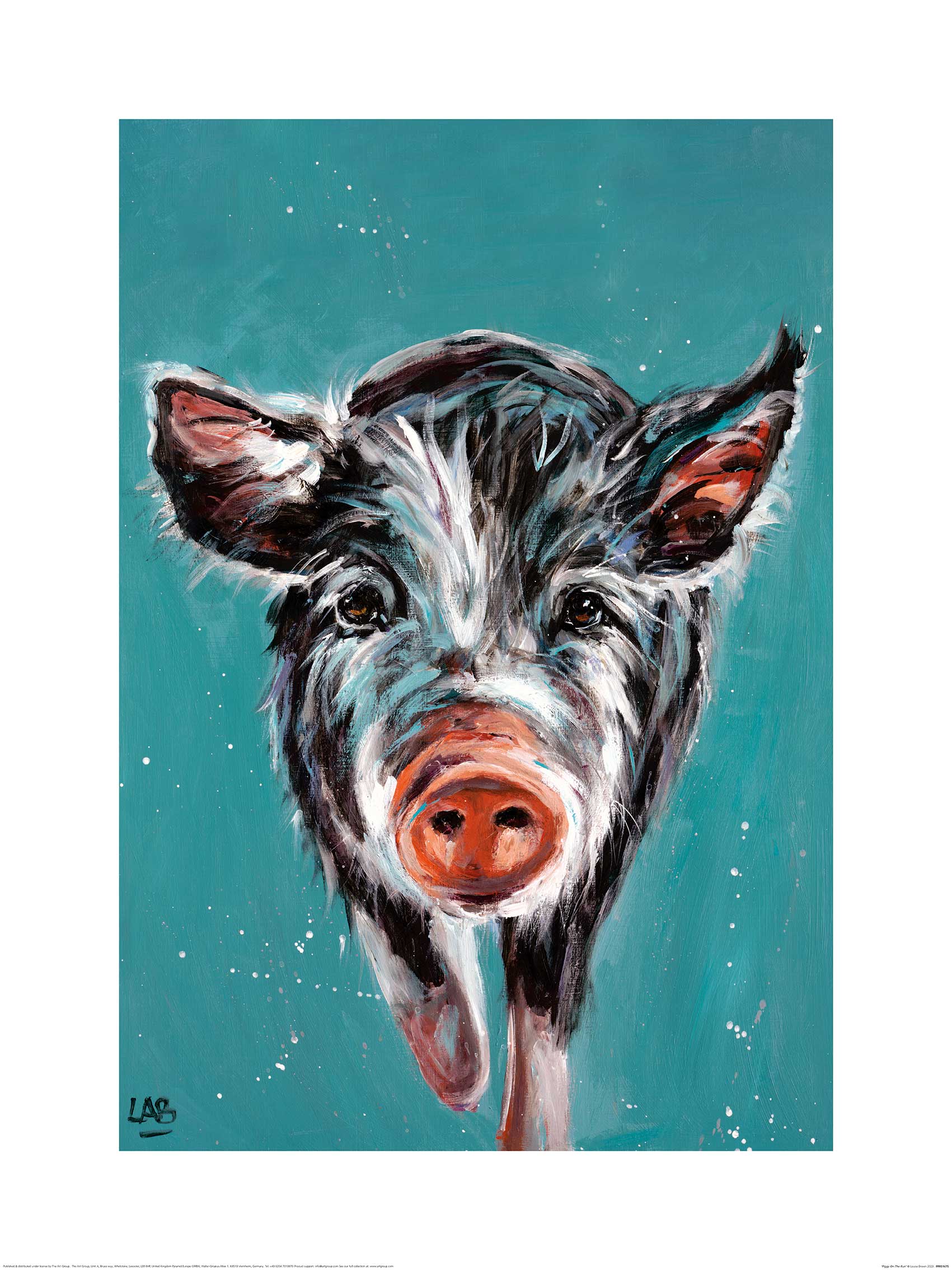 Louise Brown (Piggy on the Run) Art Print