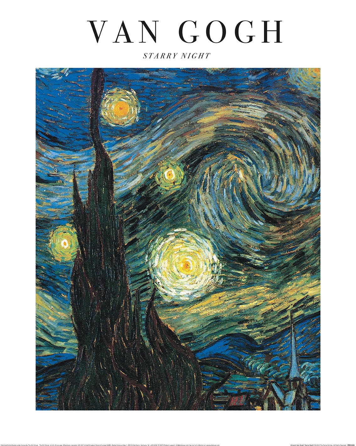 Vincent Van Gogh (Starry Night) Art Prints