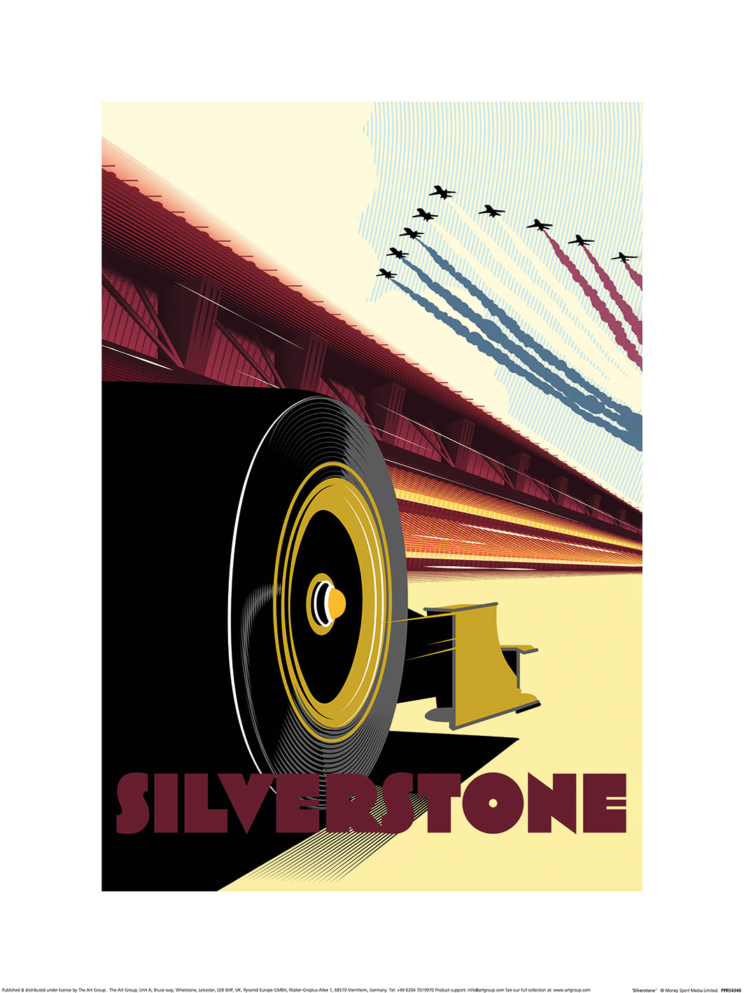 Zoom F1 (Silverstone) Art Print