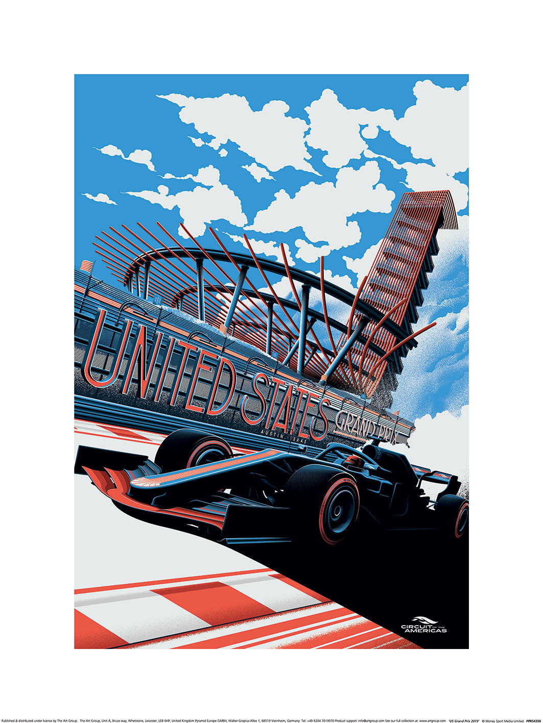 Zoom F1 (US Grand Prix) Art Prints