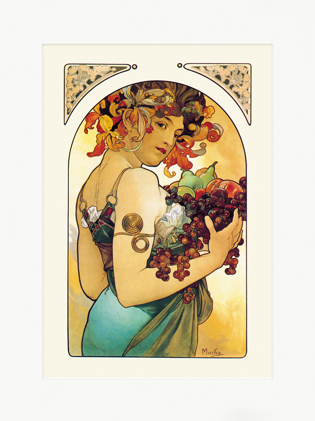 Alphonse Mucha (Fruit) Art Prints