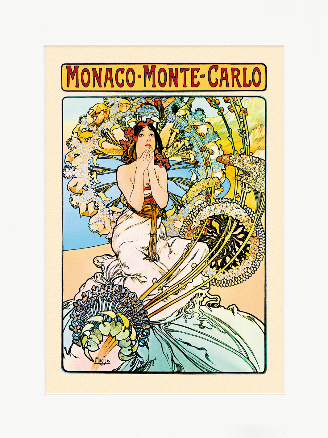 Alphonse Mucha (Monaco-Monte Carlo) Art Print