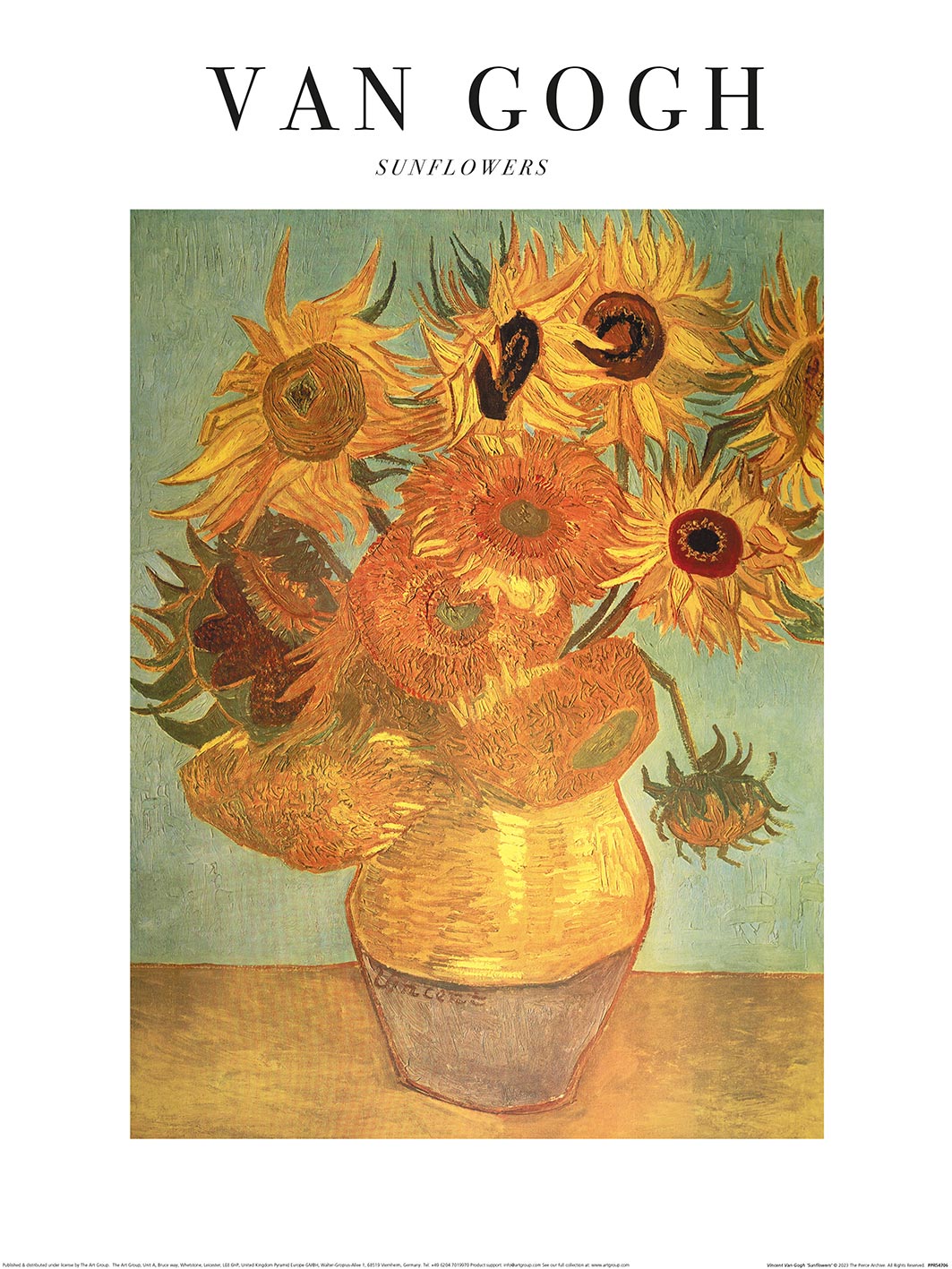 Vincent Van Gogh (Sunflowers) Art Prints