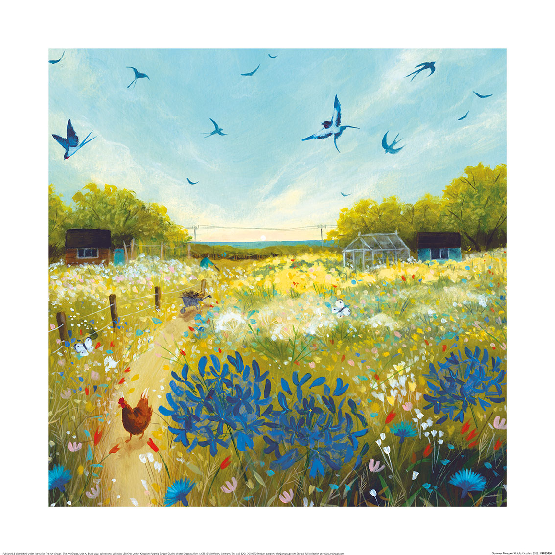 Julia Crossland (Summer Meadow) Art Print