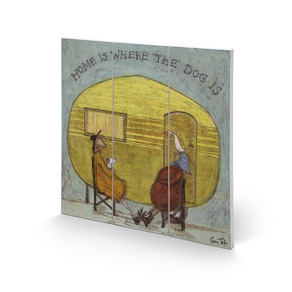 Sam Toft (Home is Where the Dog Is) Wood Prints