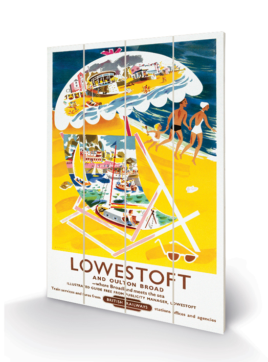 Lowestoft (Deck Chair) Wood Prints