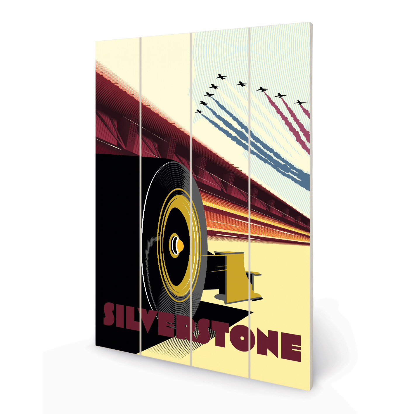 Zoom F1 (Silverstone) Wood Prints