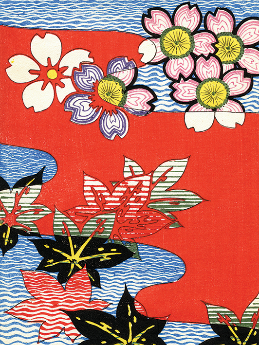 Piddix (Vintage Japanese Flowers) Canvas Prints