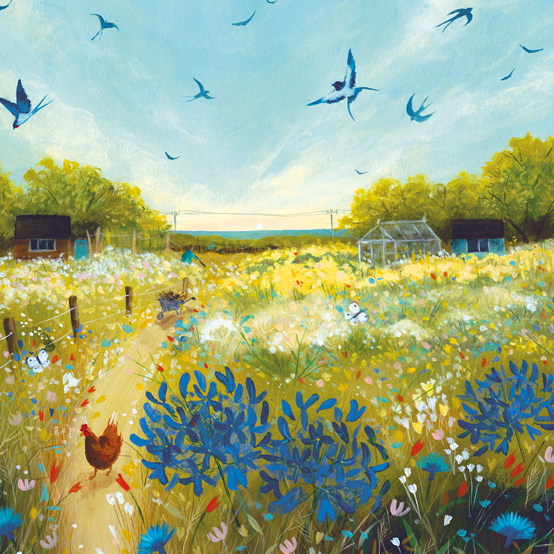 Julia Crossland (Summer Meadow) Canvas Prints