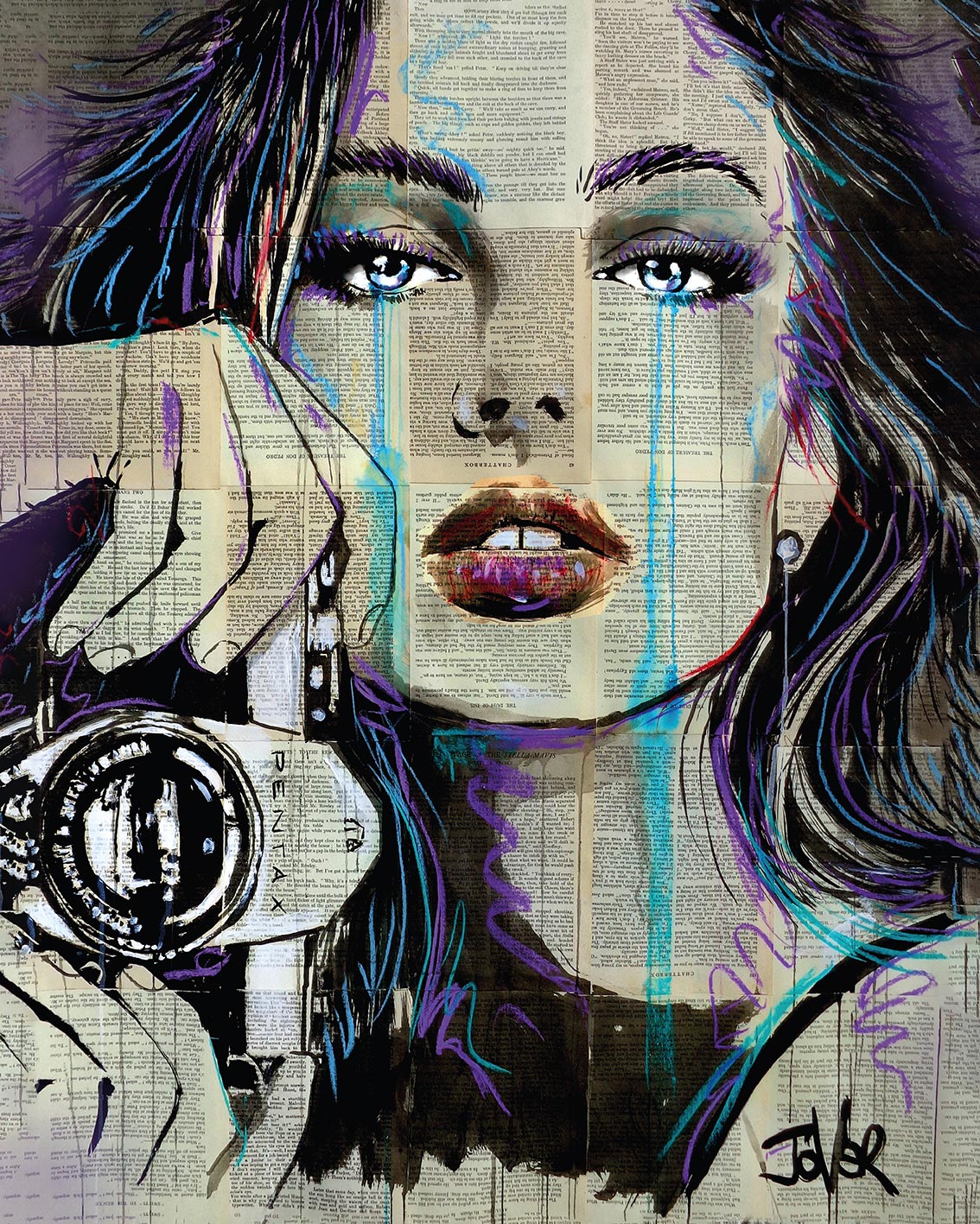 Loui Jover (Momento) Canvas Print