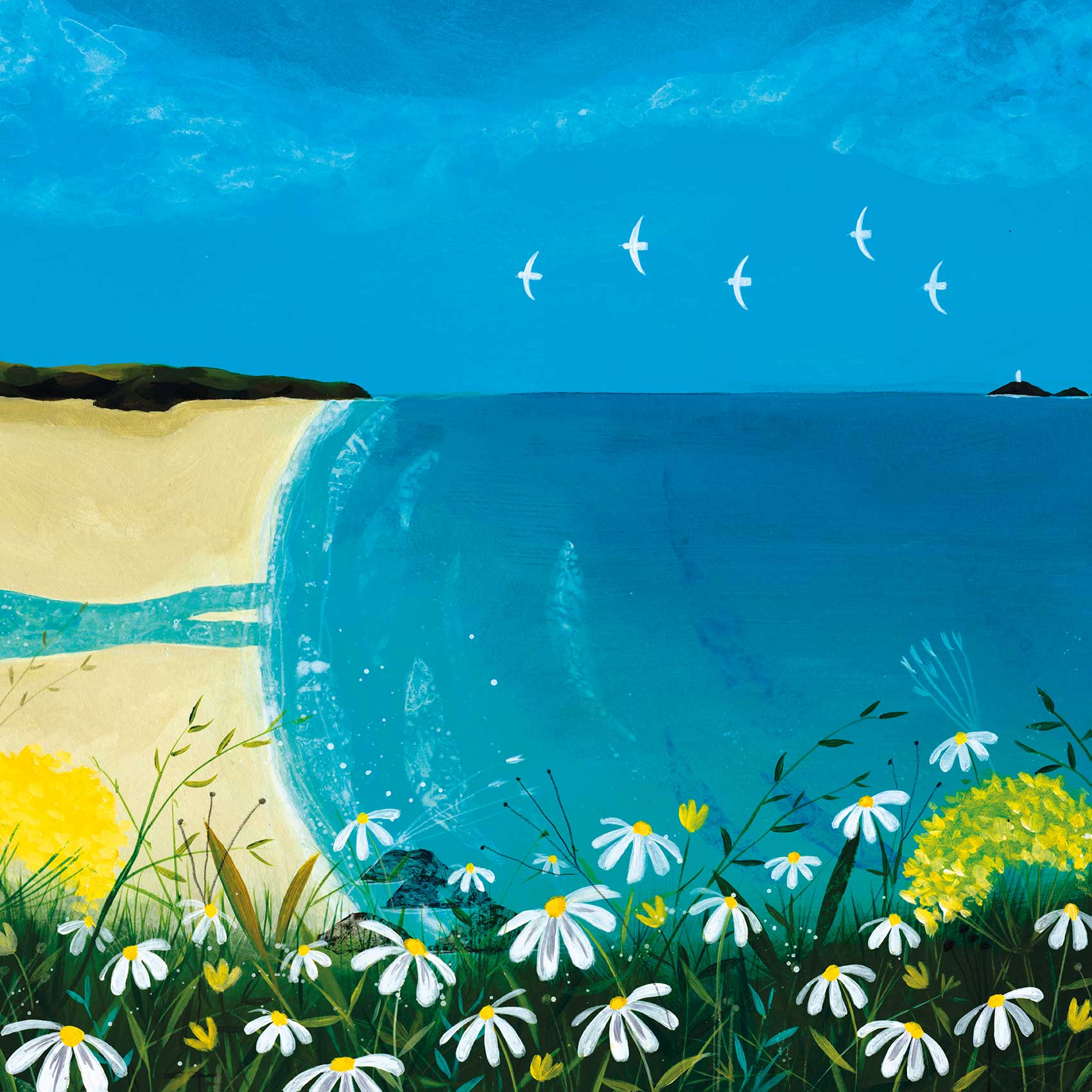 Julia Crossland (Blue Bay) Canvas Print