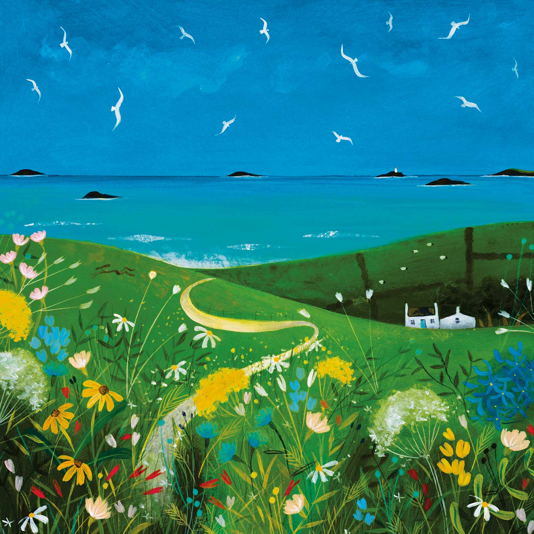 Julia Crossland (Summer Cottage) Canvas Print