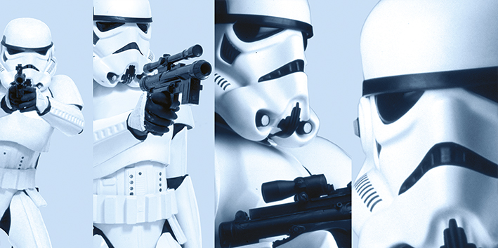 Star Wars (Stormtrooper Pose) Canvas Print | The Art Group