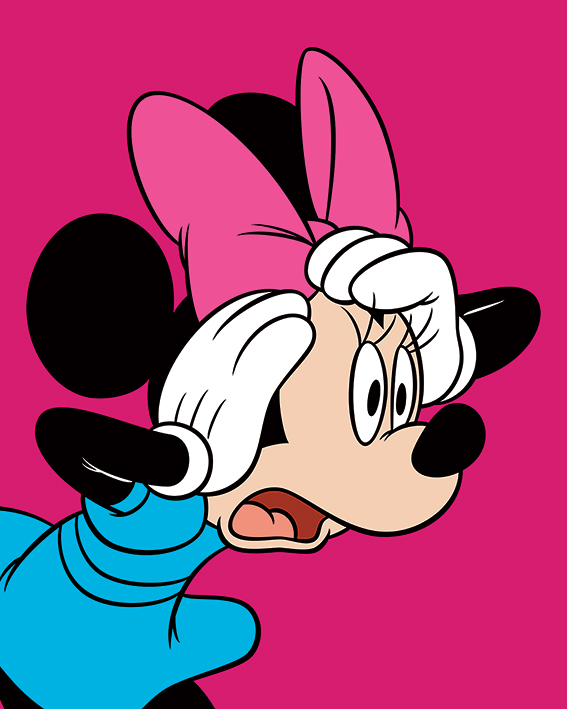 Minnie Mouse (Shocked) Canvas Print