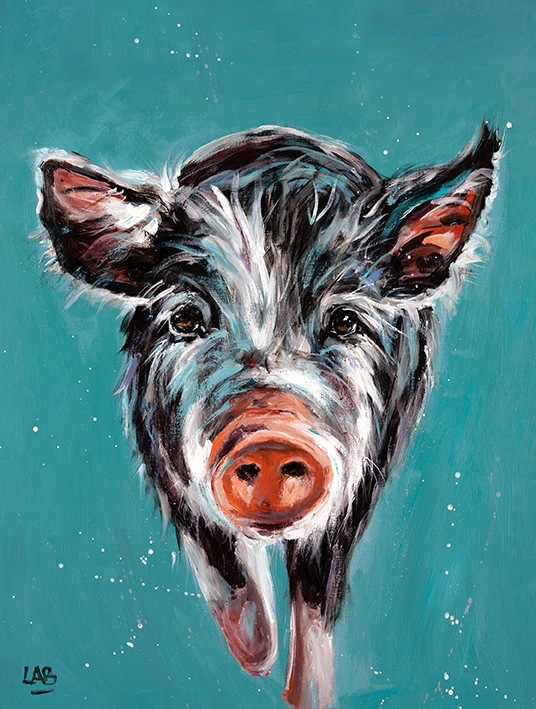 Louise Brown (Piggy on the Run) Canvas Prints