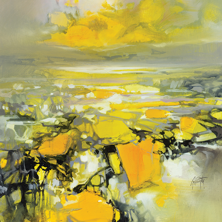 Scott Naismith (Yellow Matter 2) Canvas Print